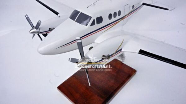 Model of Beechcraft King Air C90 with detailed craftsmanship.